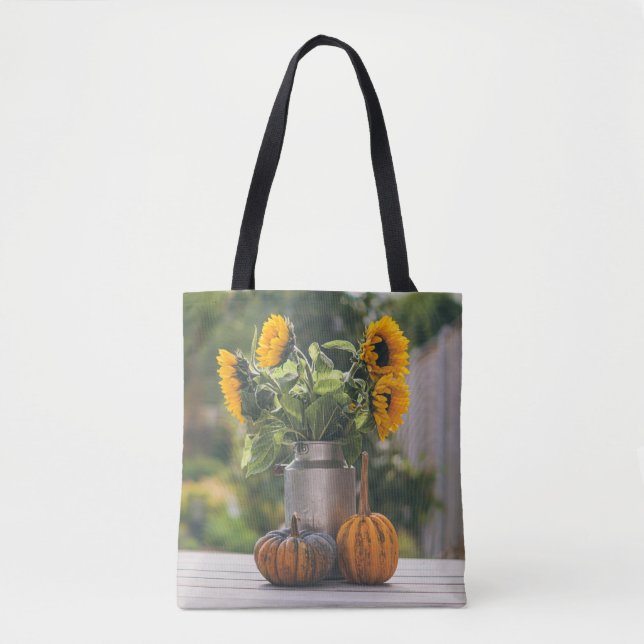 Yellow Hardy Sunflower Best Sunflower Photos Tote Bag (Front)