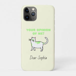 Yellow Haughty Cat  Case-Mate iPhone Case
