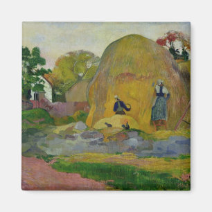 Yellow Haystacks, or Golden Harvest, 1889 Magnet
