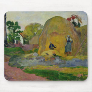 Yellow Haystacks, or Golden Harvest, 1889 Mouse Pad