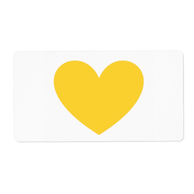 Yellow heart (Front)