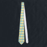 Yellow Heart Beach Wedding Tie<br><div class="desc">Misty Beach Wedding T-shirts,  Cards,  Magnets,  Buttons,  Stickers,  Aprons,  Mousepads and Wedding Favours Swirled and Grunged</div>