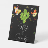 Yellow Heart Cactus Fiesta Love Gifts & Cards Sign