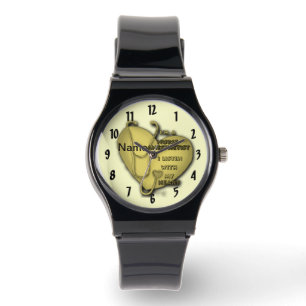 Yellow Heart Nurse Anaesthetist Watch