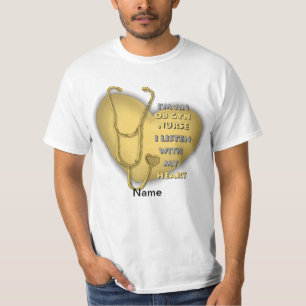 Yellow Heart ObGyn Nurse T-Shirt