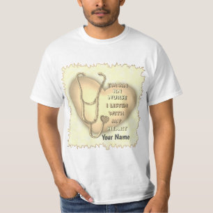 Yellow Heart RN Registered Nurse T-Shirt