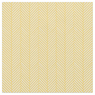 Yellow Herringbone Fabric