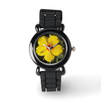 Yellow Hibiscus Flower Watch