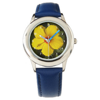 Yellow Hibiscus Flower Watch