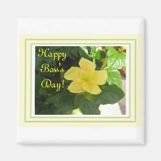 Yellow Hibiscus for the Boss Frig Magnet! Magnet