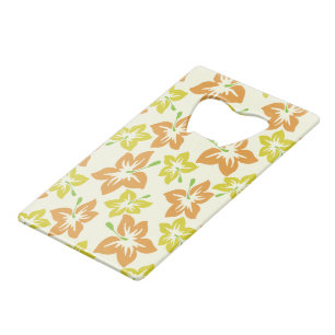 Yellow Hibiscus, Orange Hibiscus, Floral Pattern