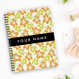 Yellow Hibiscus, Orange Hibiscus, Your Name Planner