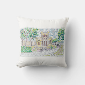 Yellow Historic Villa Cushion