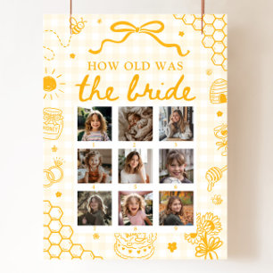 Yellow Honey Bee How Old Was The Bride Sign