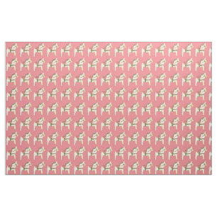 yellow horse fabric with roses