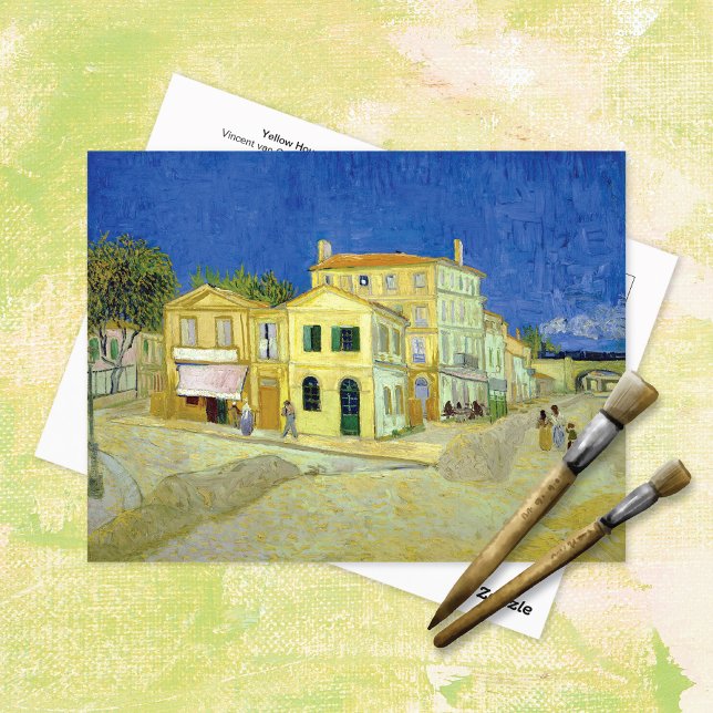 Yellow House Arles France Vincent van Gogh Postcard (Creator Uploaded)