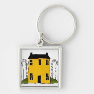 Yellow House - Keychain
