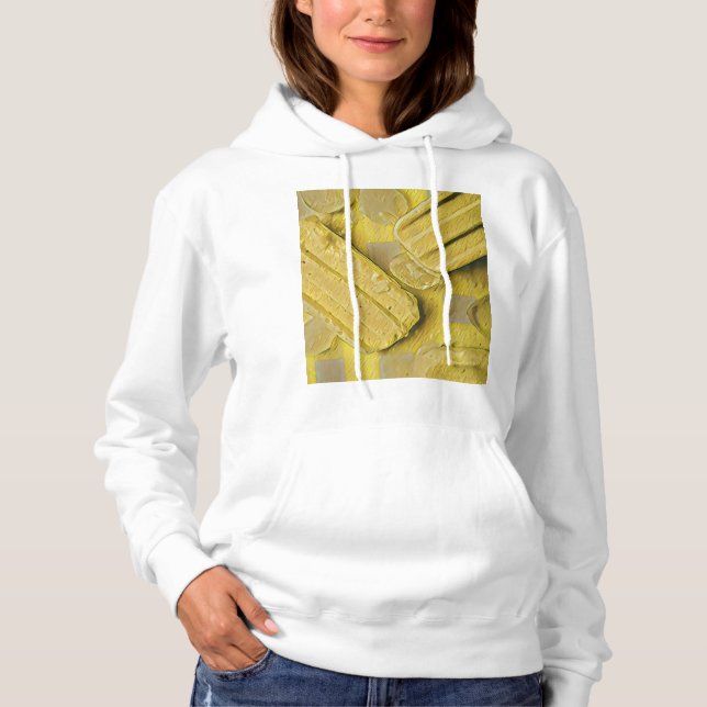 Yellow ice cream cone popsicle hoodie (Front)