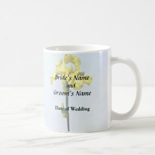 Yellow Iris and Bud Wedding Supplies Coffee Mug
