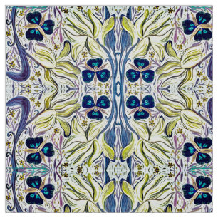 Yellow Iris Fabric