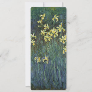 Yellow Irises by Claude Monet, Vintage Fine Art