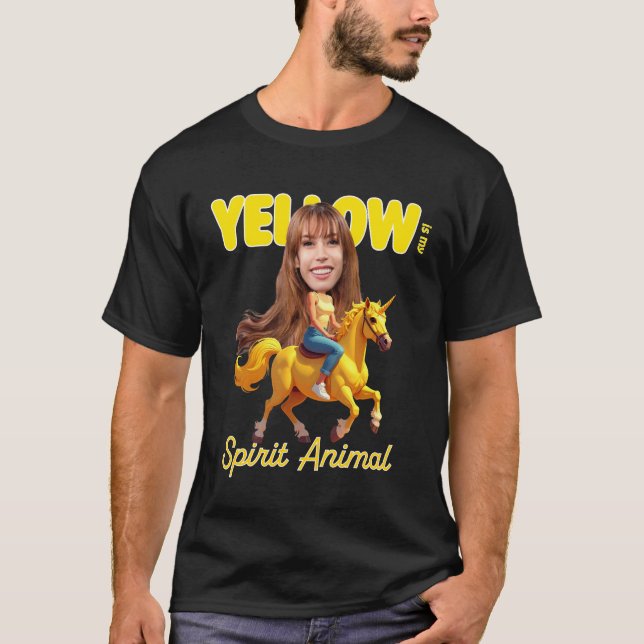 Yellow Is My Spirit Animal T-Shirt (Front)