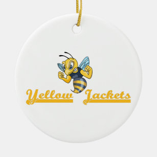 Yellow Jacket Christmas Tree Decorations Ornaments Zazzle Co Nz