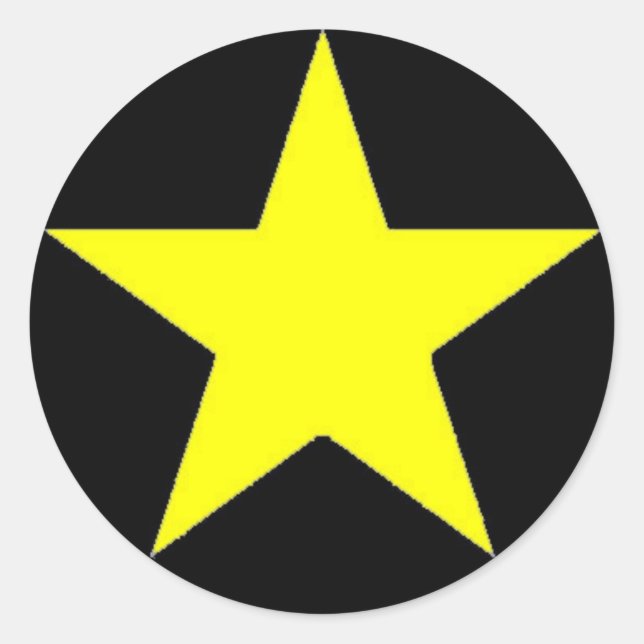 Yellow Jammer Star Sticker (Front)