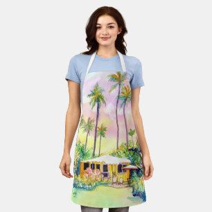 Yellow Kauai Cottage Apron
