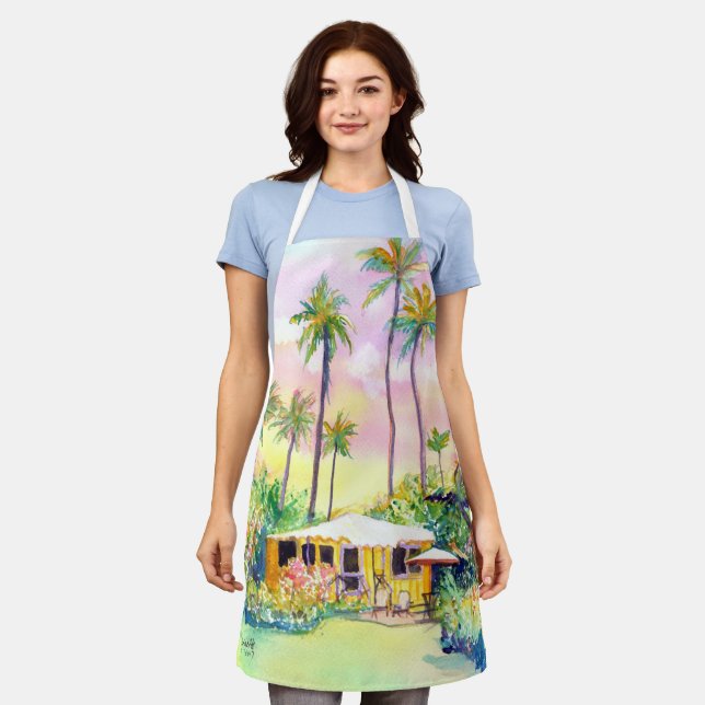 Yellow Kauai Cottage Apron (Worn)