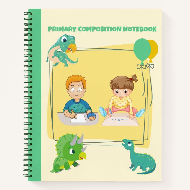 YELLOW KIDS PRIMARY COMPOSITION  NOTEBOOK (Front)
