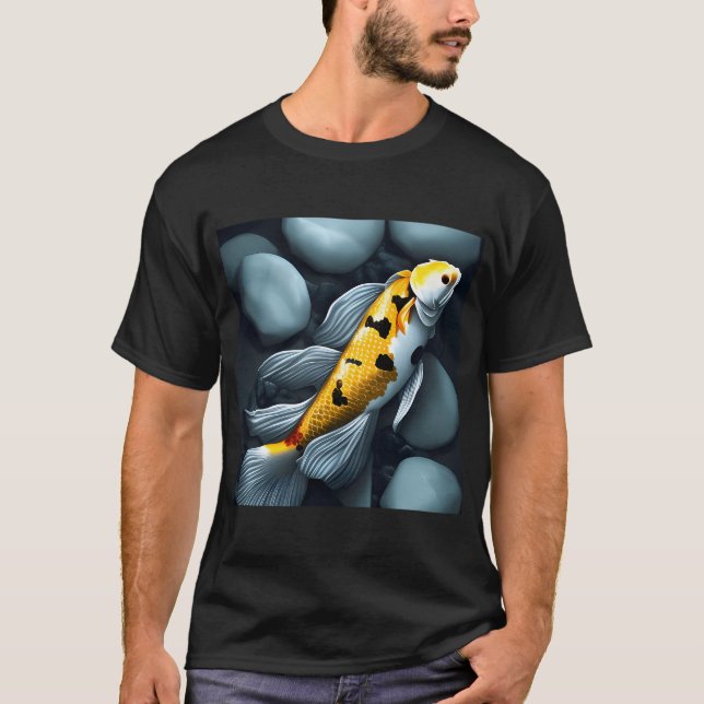 Yellow Koi Fish T-Shirt (Front)