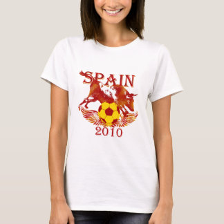 Yellow La Roja ladies Spanish Spain 2010 Tee