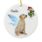 Yellow Lab Angel - Christmas Memorial Ornament