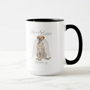 Yellow Lab Angel Mug