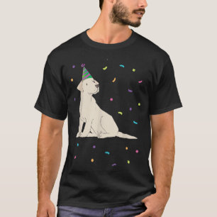 Yellow Lab Birthday Party Pet Labrador Retriever T-Shirt