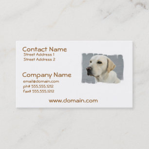 Yellow Lab Business Cards