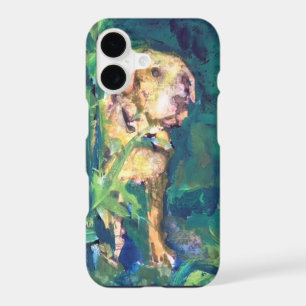 Yellow Lab Creek Painting Phone Case