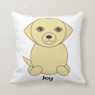 Yellow Lab Dog Cute Personalise Cushion