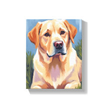 Yellow Lab Dog Pet Painting