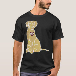 Yellow Lab Labrador Retriever Dog T-Shirt