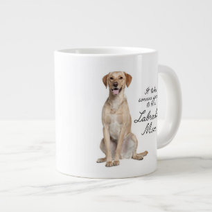Yellow Lab Mum Jumbo Mug