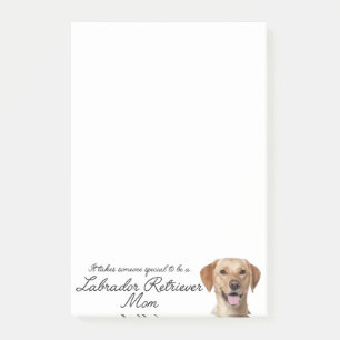 Yellow Lab Mum Post-It Notes