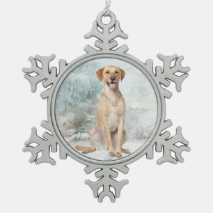 Yellow Lab Ornament