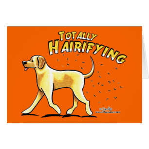 Yellow Lab Totally Hairifying