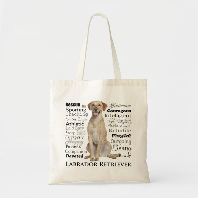 Yellow Lab Traits Tote (Front)