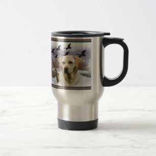 Yellow Lab W Pleasants Travel Mug