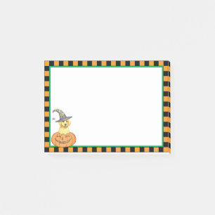 Yellow Lab Witch Post-it Notes