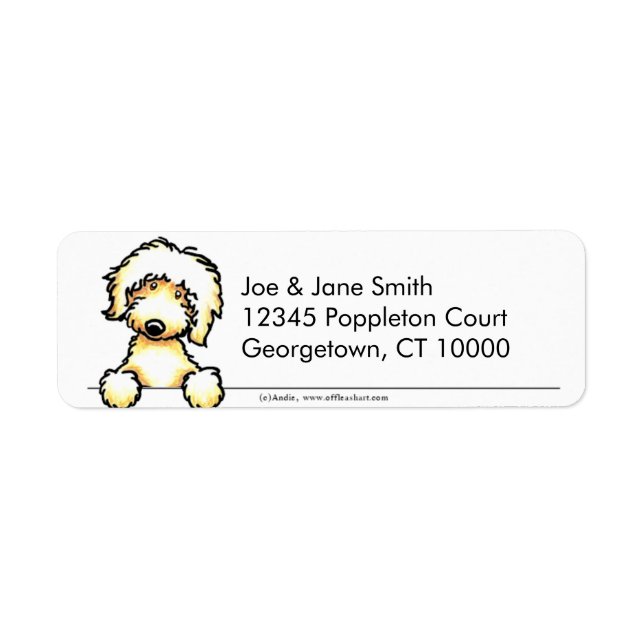 Yellow Labradoodle Clean & Simple (Front)
