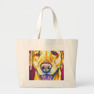 Yellow Labrador 1 Large Tote Bag